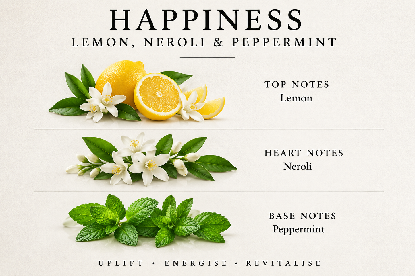 ESHE’E Happiness Holistic Wax Melt – Lemon, Neroli & Peppermint