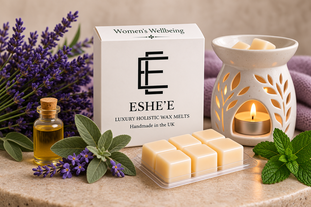 ESHE’E Women’s Wellbeing Holistic Wax Melt – Lavender, Clary Sage & Peppermint