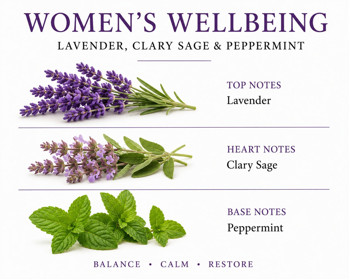 ESHE’E Women’s Wellbeing Holistic Wax Melt – Lavender, Clary Sage & Peppermint